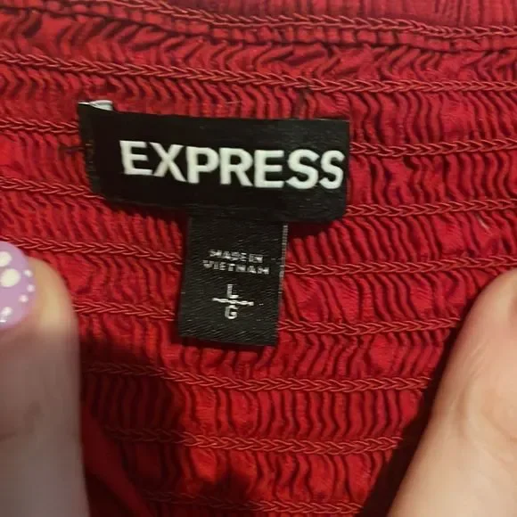 Express Red Dress - Picture 4 of 4